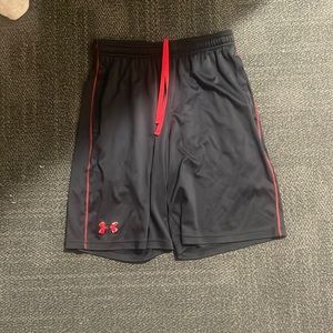 UNDER ARMOUR, SMALL, BLACK/RED